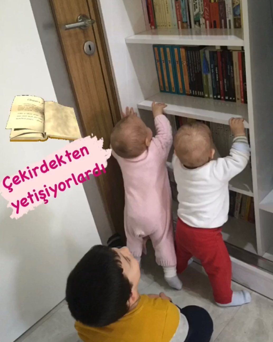 Rafımıza uzanan minik okurlarımız — çekirdekten yetişiyorlar